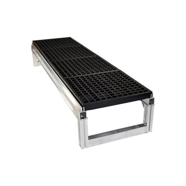 Tennesee Mat Co Wearwell FOUNDATION Open Platform KIT 12inH x 18inW x 36inL FP2x12x18x36BK - main